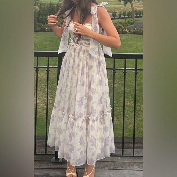 Petal & Pup Floret Midi Dress - Picture 7 of 8